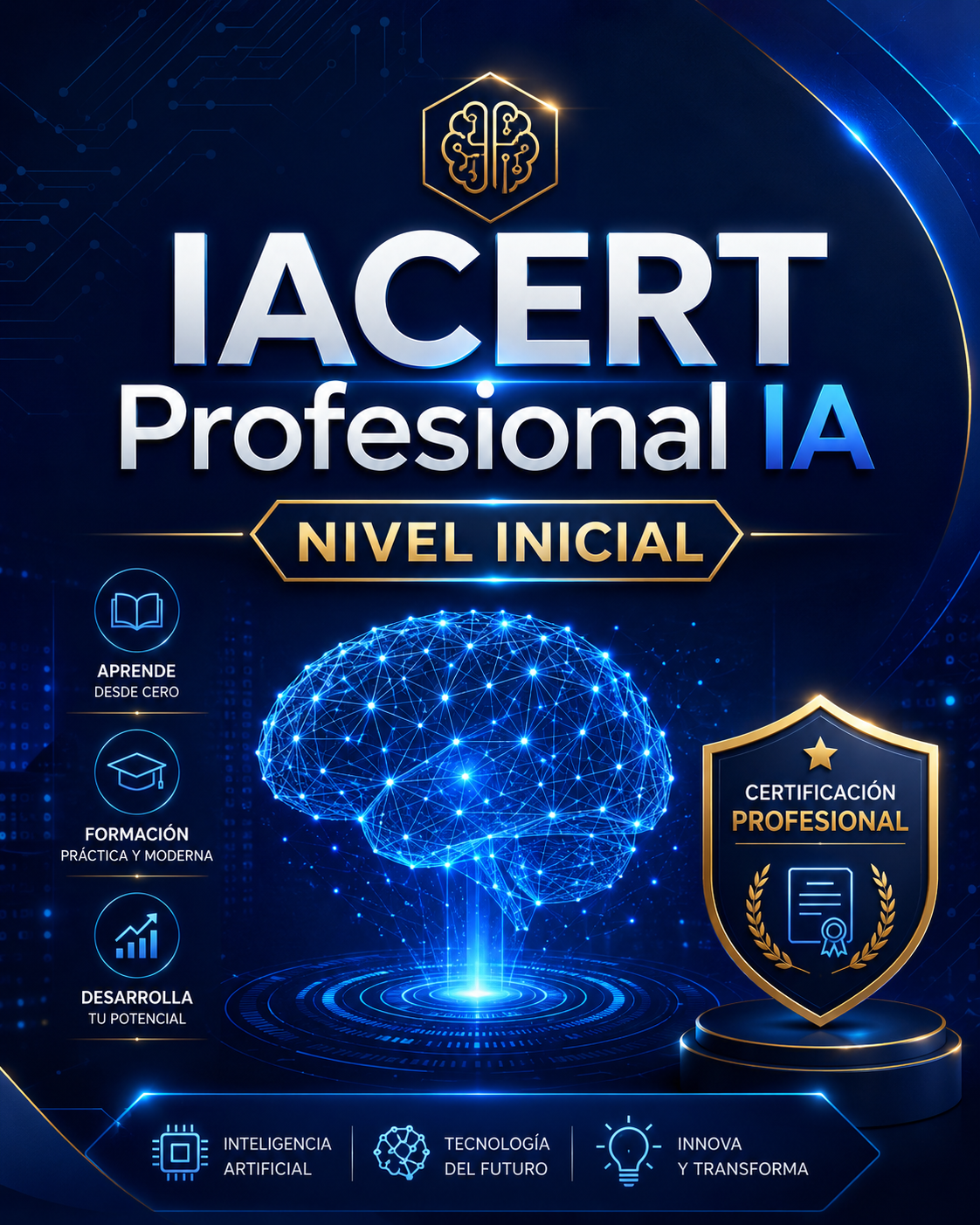 IACERT Profesional IA – Nivel Inicial